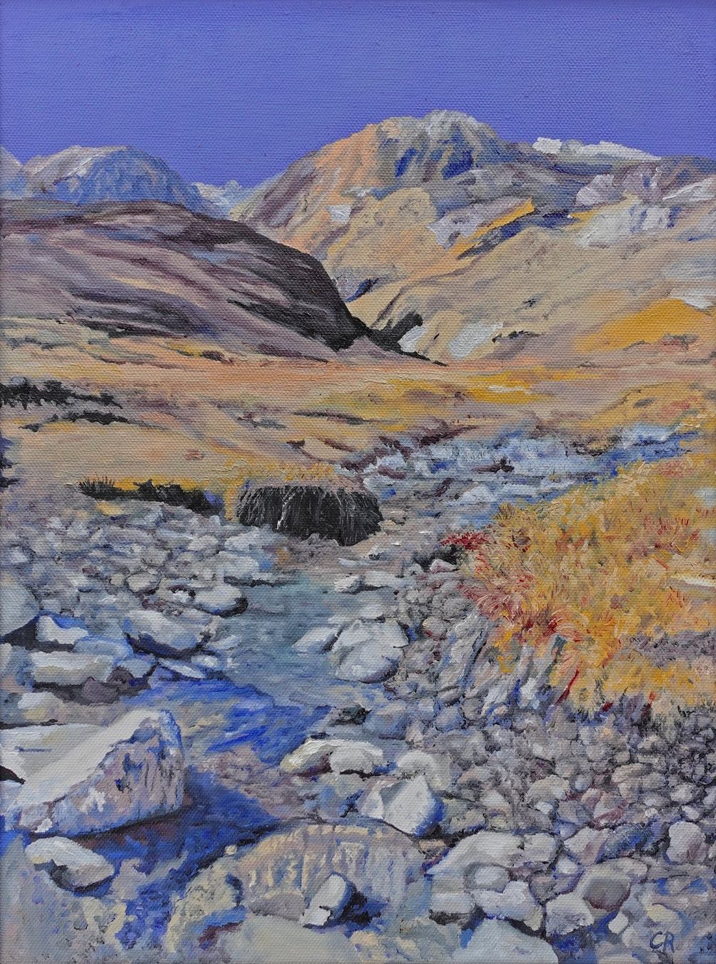 Dipinti: Original Ölgemälde  Titel: Grimsel Blue Sky – Nuovo (secondo la descrizione) da Domdidier venduto da Jean_60