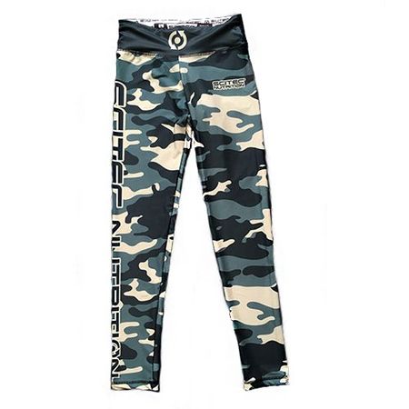 Scitec Nutrition Frauen Hose Gym Fitness Leggings M Camo NEU