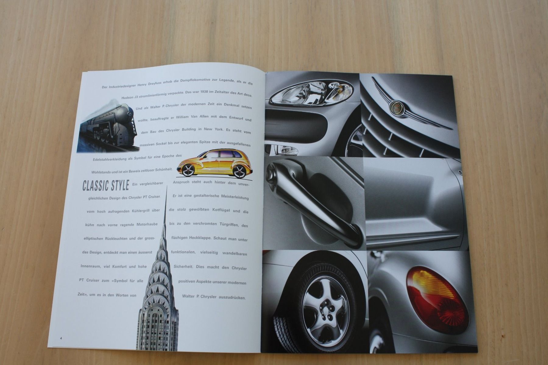 Chrysler Documenti: Chrysler PT Cruiser Prestige Prospekt 2000 – Usato da Wikon venduto da erwin400 2