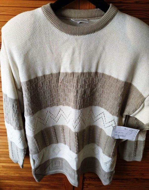 Maglioni & Felpe: Pullover in Beige gestreift - Grösse M - – Nuovo e nell'imballaggio originale da Zürich venduto da -italo- 4