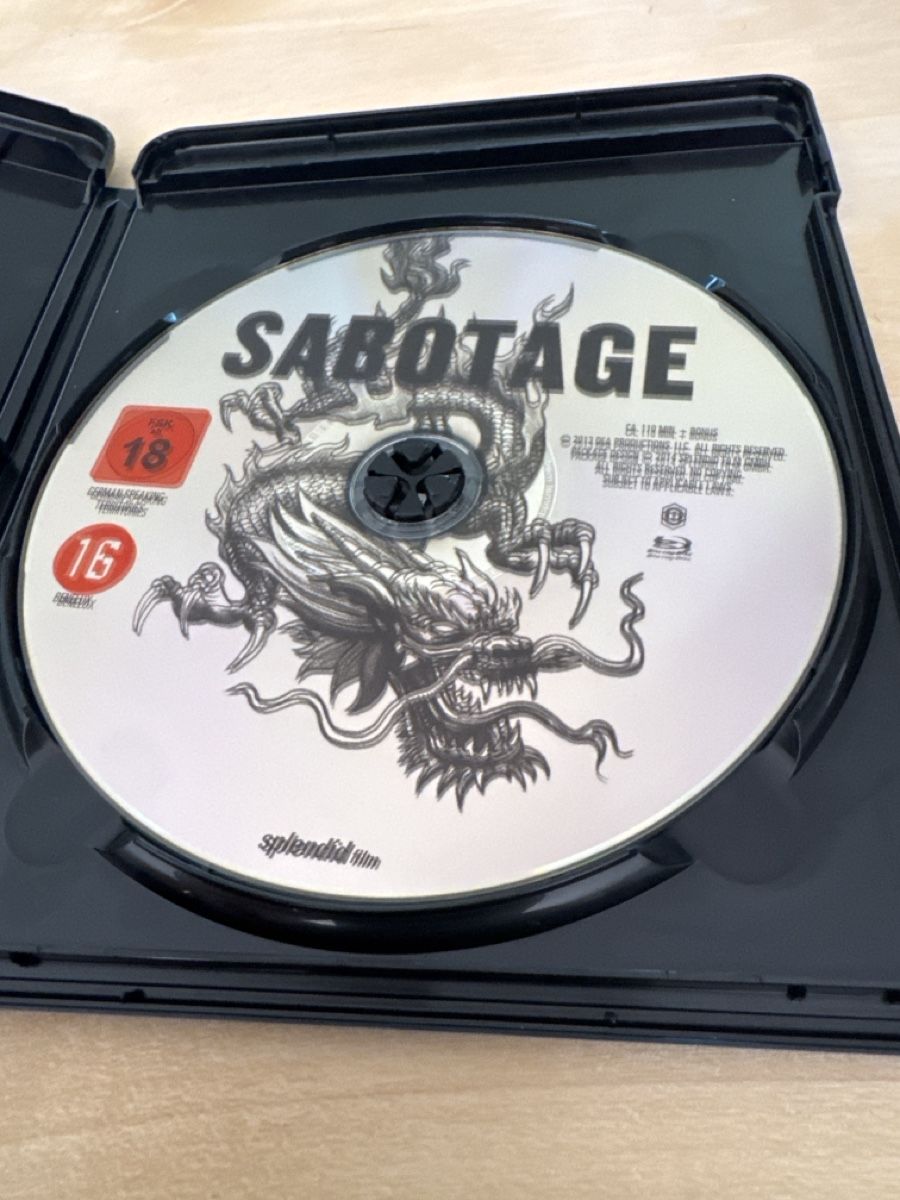 Alle DVDs: Blu-ray Film Sabotage uncut version – Gebraucht aus Solothurn von Alex702 2