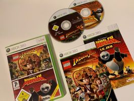 XBOX 360 Indiana Jones / Kung Fu Panda