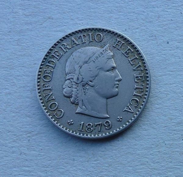 Toutes les monnaies: ++ 5 Rappen 1879 – D'occasion à Walkringen par Casablanca777