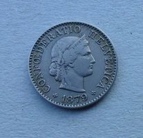 ++ 5 Rappen 1879