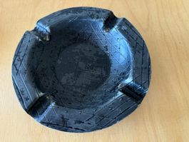 Aschenbecher schwarz Vintage gebraucht