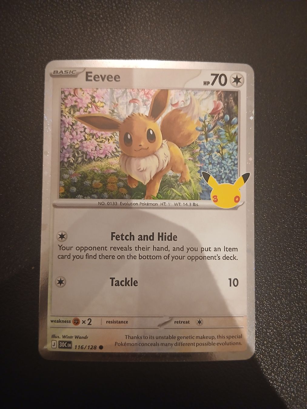 Pokémon Carte collezionabili: Eevee Pokémon 30th Celebration Englisch – Nuovo (secondo la descrizione) da Regensdorf venduto da Baba_Basar