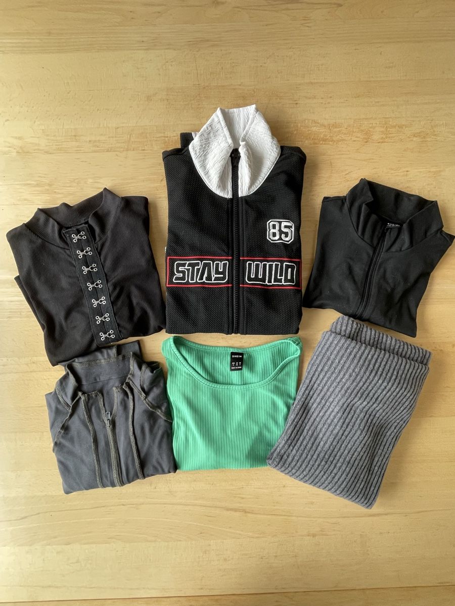 Shein Lotti di vestiti: Lot de 6 hauts SHEIN, Taille S, comme neufs – Nuovo (secondo la descrizione) da Ins venduto da Nick63
