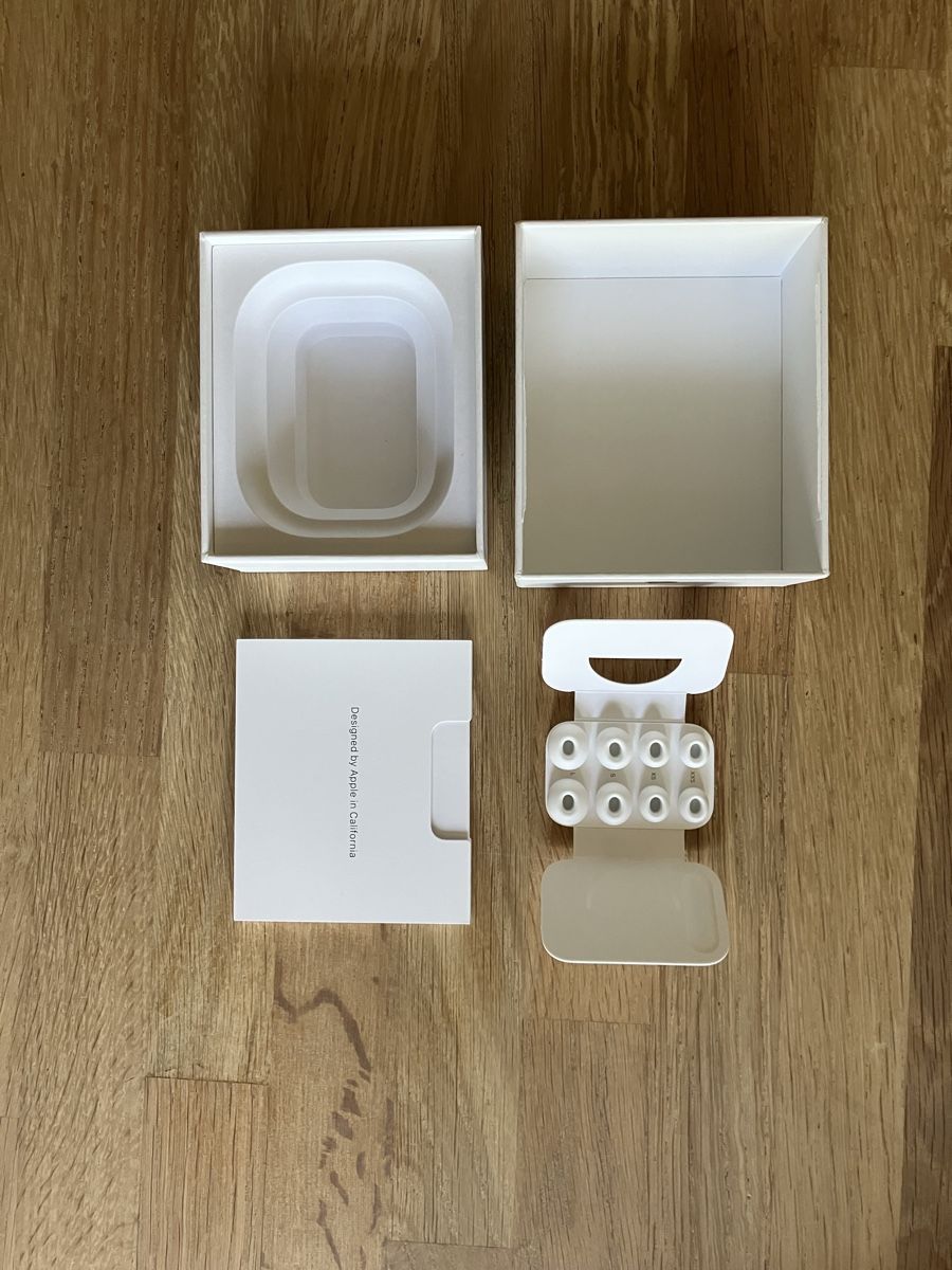 Casse di trasporto: Air Pods Pro Verpackung mit Wechselbuds – Usato da Basel venduto da dacaccia 2