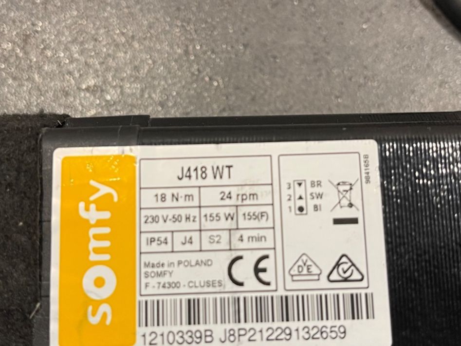 Somfy Tende da sole: Somfy J418 WT absolute Neuware stärkster Storenmotor – Nuovo e nell'imballaggio originale da Zürich venduto da Shalashaska 1