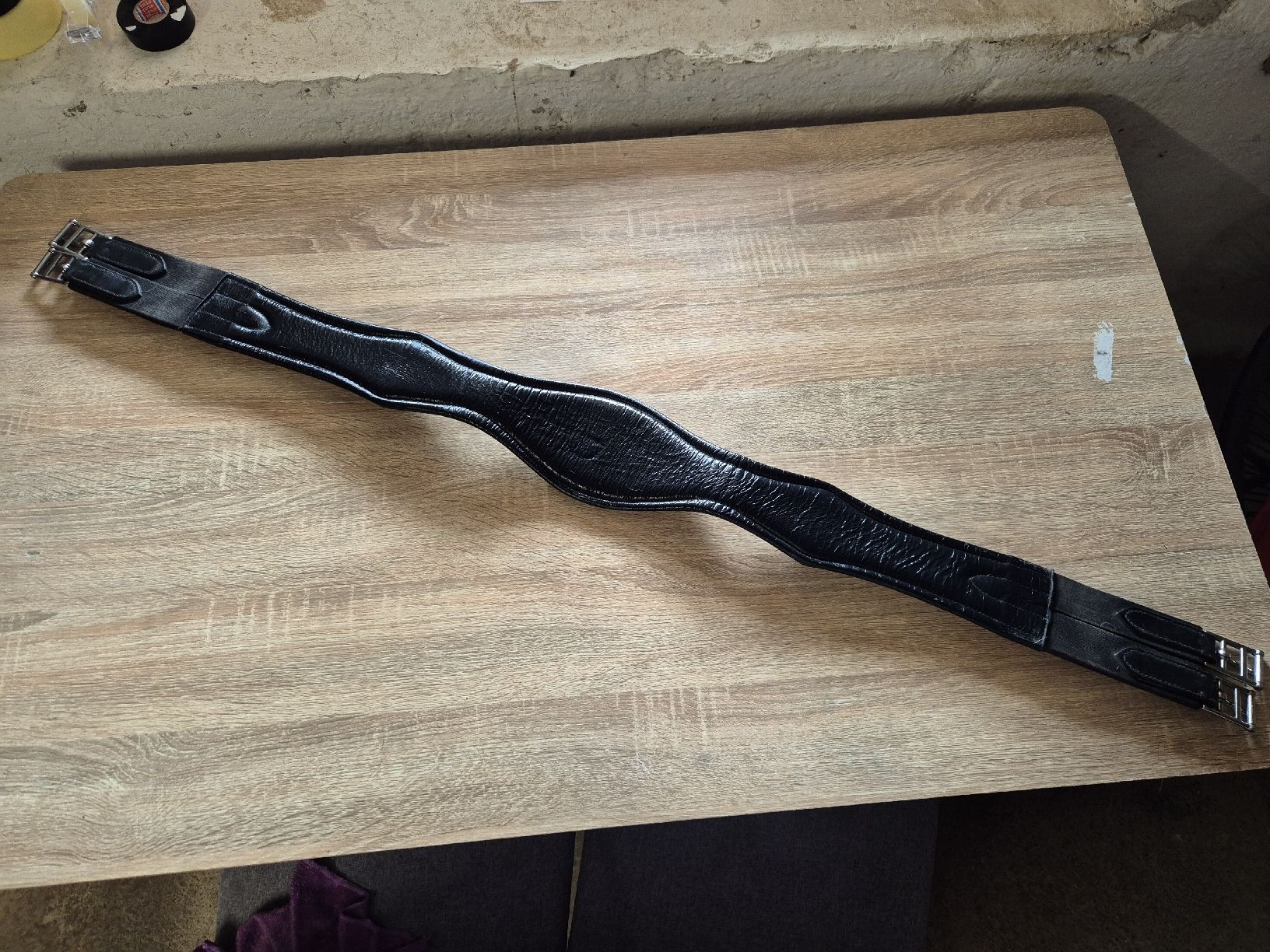 Briglie & Cavezze: Leder Sattelgurt 120cm – Usato da Meggen venduto da Orrinka20 1