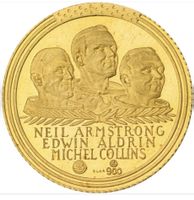 Pièce d’or U.S. Apollo 11 July 1969 / First Lunar Landing