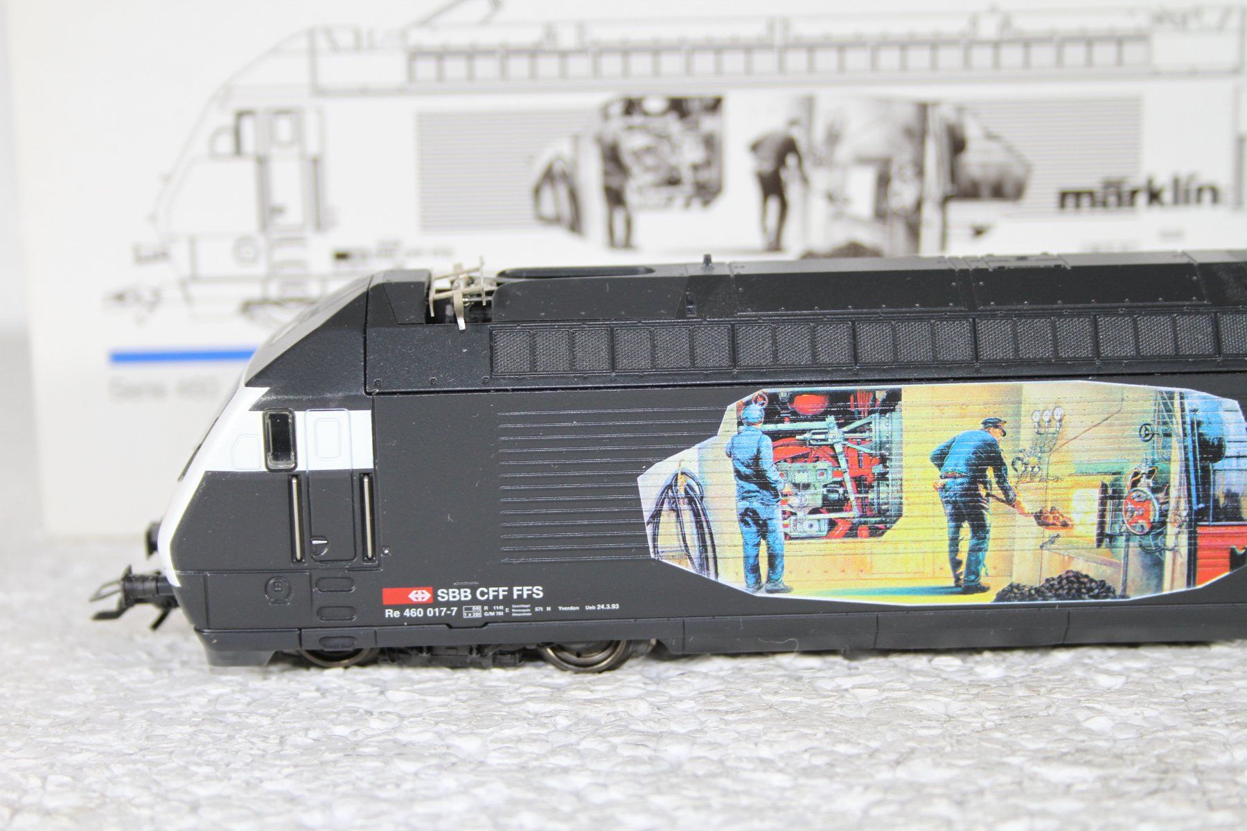 Märklin Modellini di ferrovie: Märklin 3451 SBB Re 460 Heizer – Usato da Triesen venduto da gleis8 1