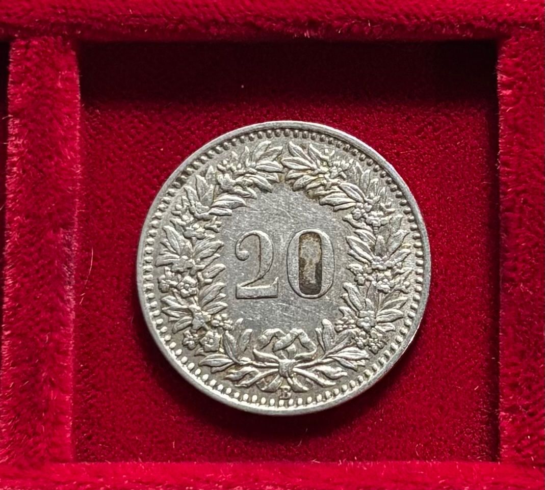Tutti le monete: Schweiz 20 Rappen 1931 B ss - vzgl Libertaskopf – Usato da Speicher venduto da CH-Schatzkammer 1