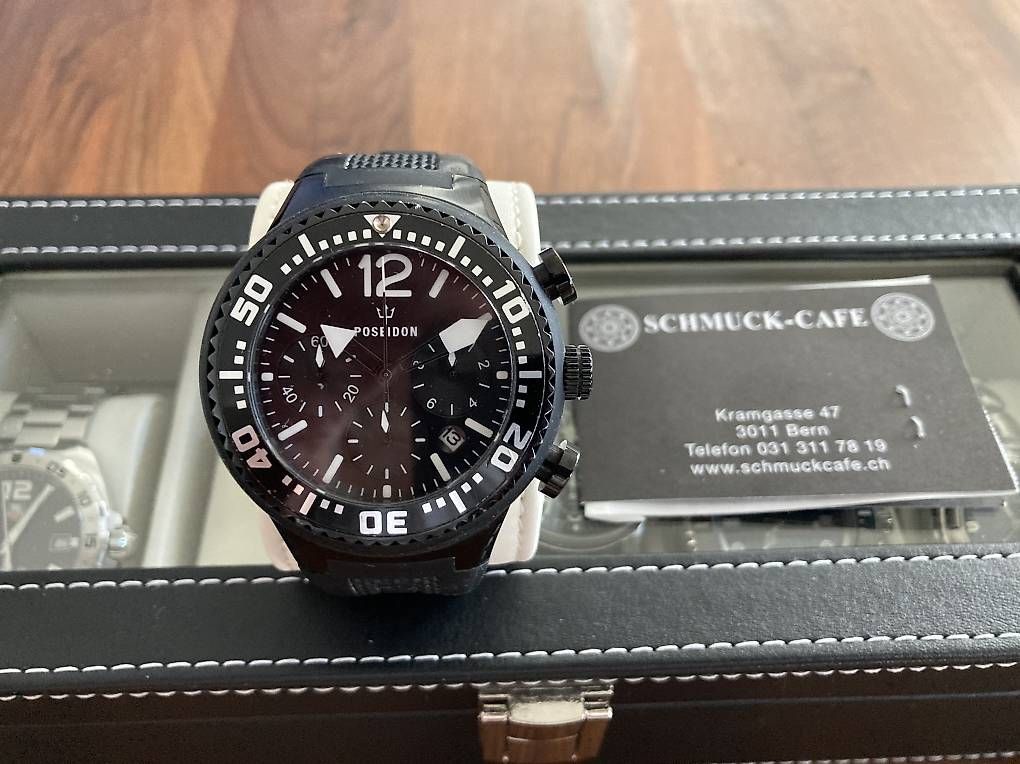 Kienzle Orologi: Kienzle Poseidon Chronograph P00456 inkl. Quittung – Usato da Feusisberg venduto da Aquasphere 1