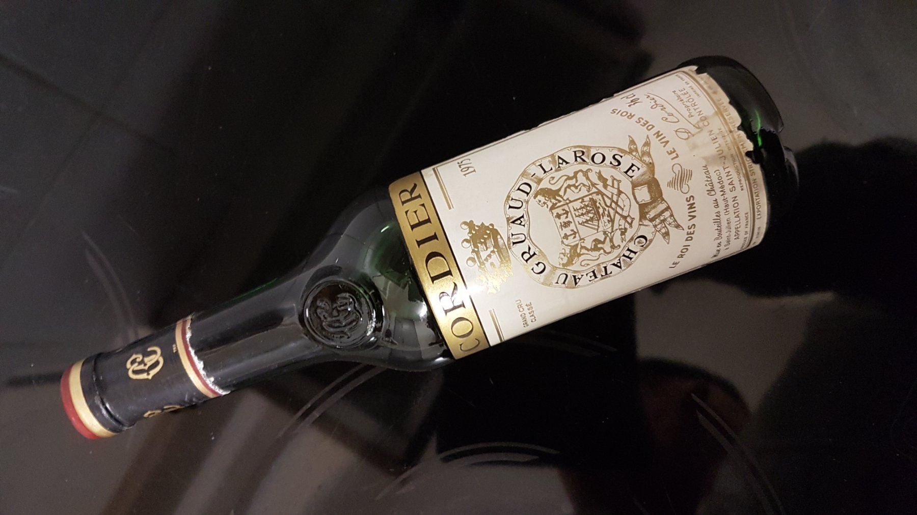 Vino: Chateau Gruaud - Larose 1975   36cl. – Nuovo (secondo la descrizione) da Grenchen venduto da poggione 8
