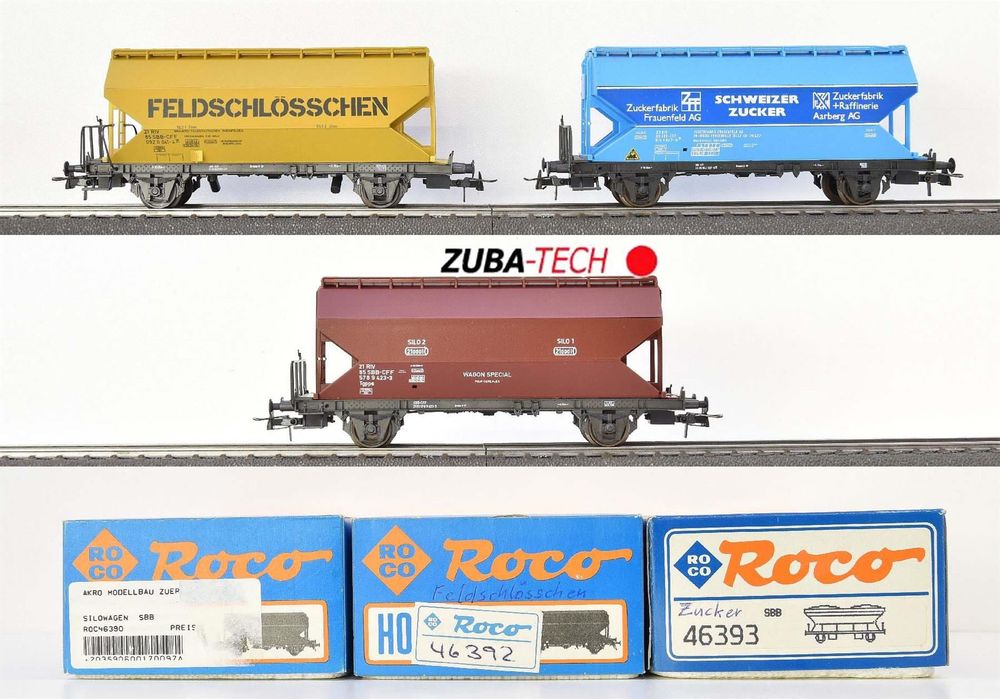 3x Roco Silowagen der SBB H0 GS mit OVP | Kaufen auf Ricardo