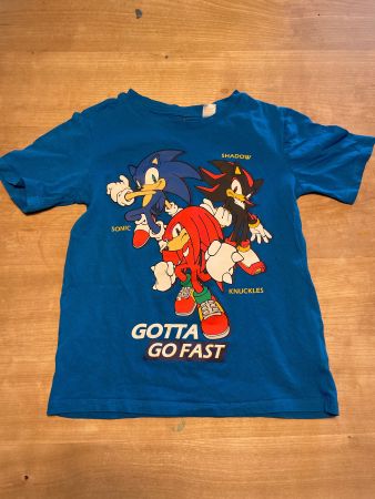 T-Shirt H&M Sonic Gr. 122/128