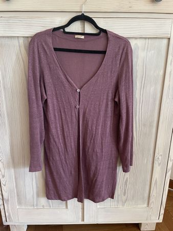 Cardigan Enna lila 100% Leinen Grösse 36/38 gebraucht