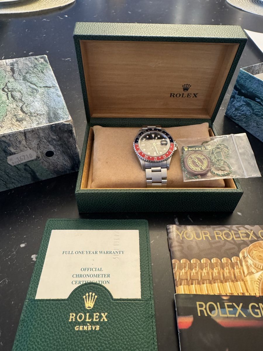 Rolex Uhren: Top Sammlerset Rolex Pepsi GMT, Ref.: 16710 – Gebraucht aus Chur von lucretiawatches 7