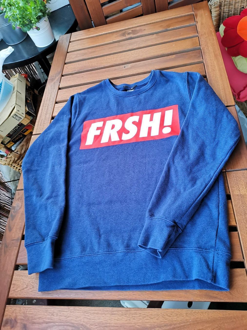 Maglioni & Felpe: Blaues Sweatshirt FRSH! – Usato da Zürich venduto da Pokiemon 1