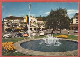Vevey - la gare - Oldtimer vor Bahnhof - ca. 1960