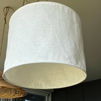 Linen lamp shade 50 cm diameter