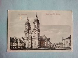 SG St. Gallen Domkirche Mondscheinkarte