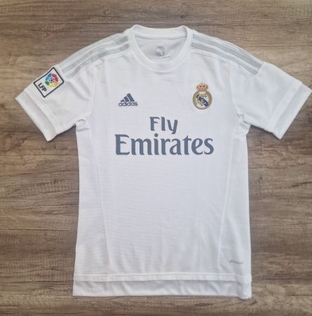 Fussballtrikot Real Madrid Adidas weiss/grau guter Zustand M