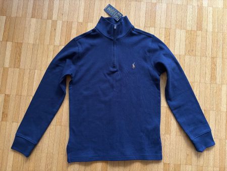 Polo Ralph Lauren Kid Quarter-Zip Sweatshirt navy Gr M 10-12
