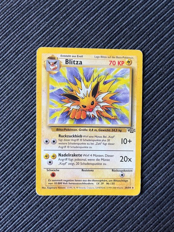 Pokemon Blitza Non holo Dschungel Jungle (Gebraucht) in Wabern für CHF ...