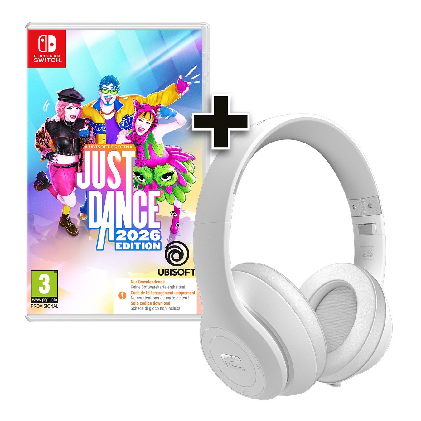 Nintendo Giochi: Nintendo Switch Just Dance 2026 Bundle Rival, white – Nuovo e nell'imballaggio originale da Triesen venduto da up2gamesch