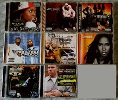 CDs: Missy Elliot, Timbaland, Bubba Sparxx etc. 8 Stk