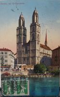 ZÜRICH, das Grossmünster - 1913