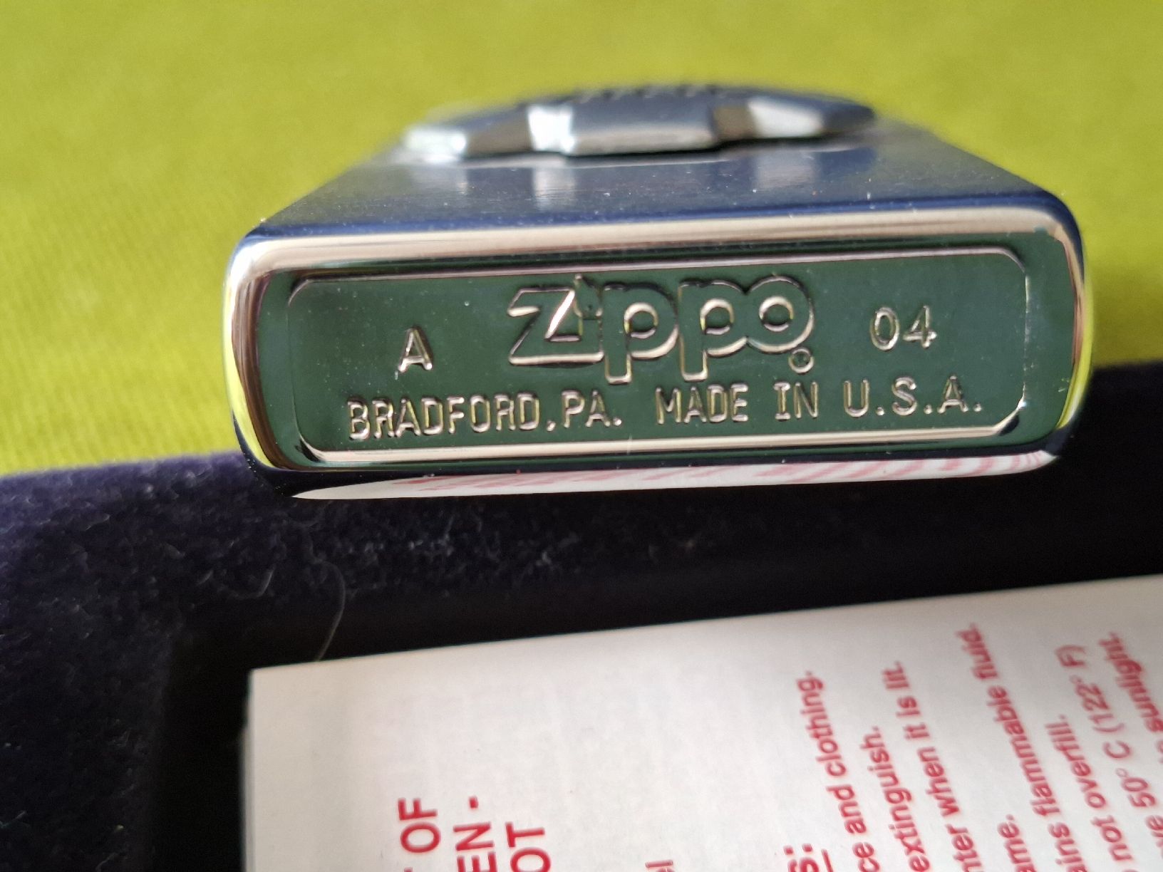 Zippo Accendini: Feuerzeug Zippo H133 – Usato da Aarberg venduto da Fink010 4