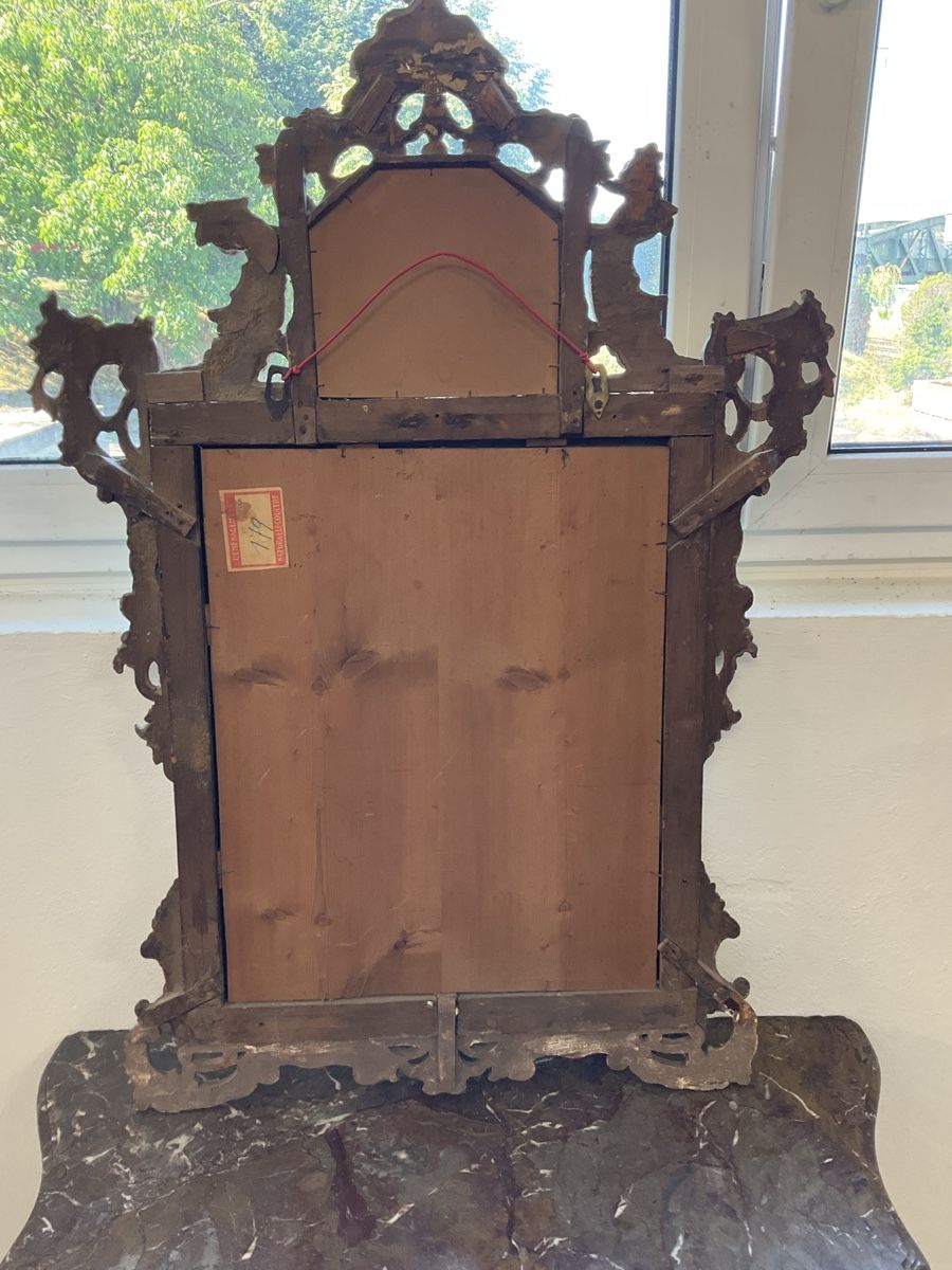 Spiegel: Antique miroirs bois sculpter doré 18emes siècles Baroque  – Gebraucht aus Estavayer-le-Lac von Bon-coin1 6