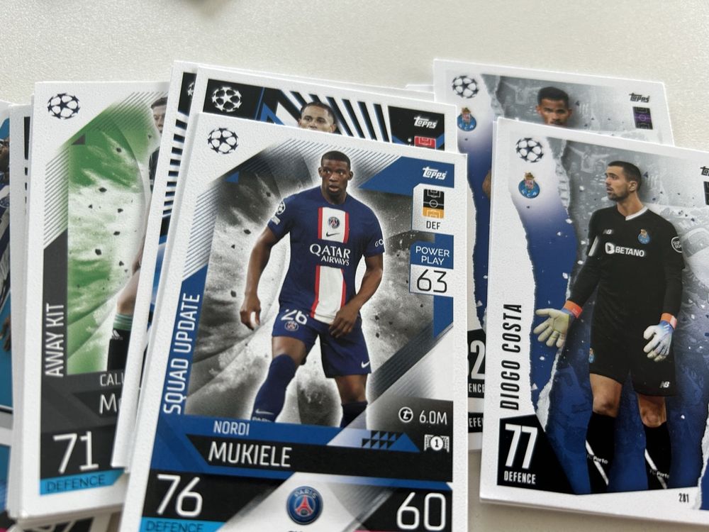 Topps Carte collezionabili: Topps Sammelkarten Match ATTAX Champions Leaque, 84 stück – Usato da Neuendorf venduto da Juhlin01 2