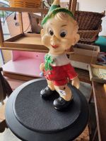 Pinocchio Figur Kunststoff 37 cm Vintage, mit Pipsi