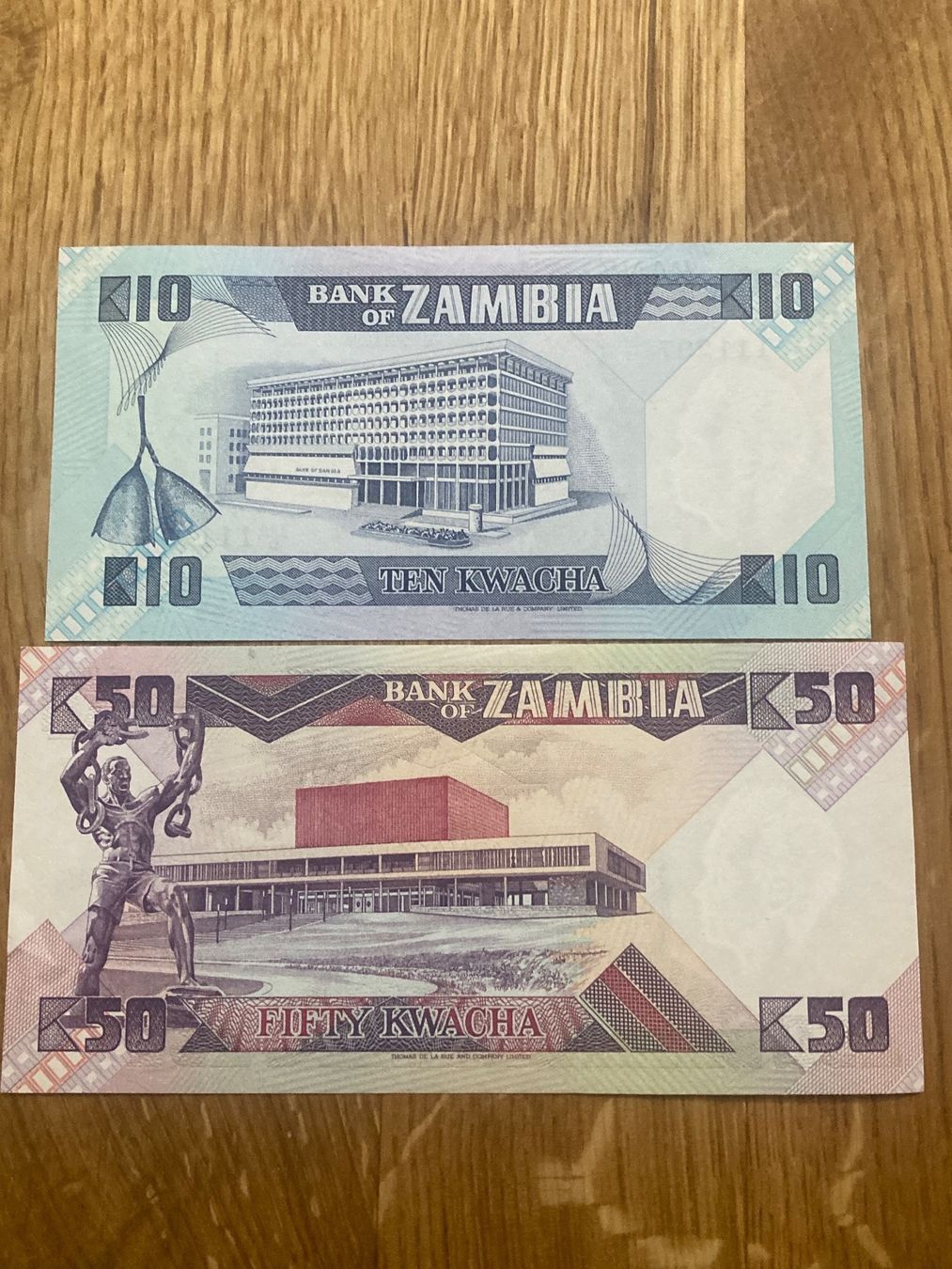 Banconote: Deux billets de Zambie UNC – Usato da Villars-sur-Glâne venduto da Graca03 3