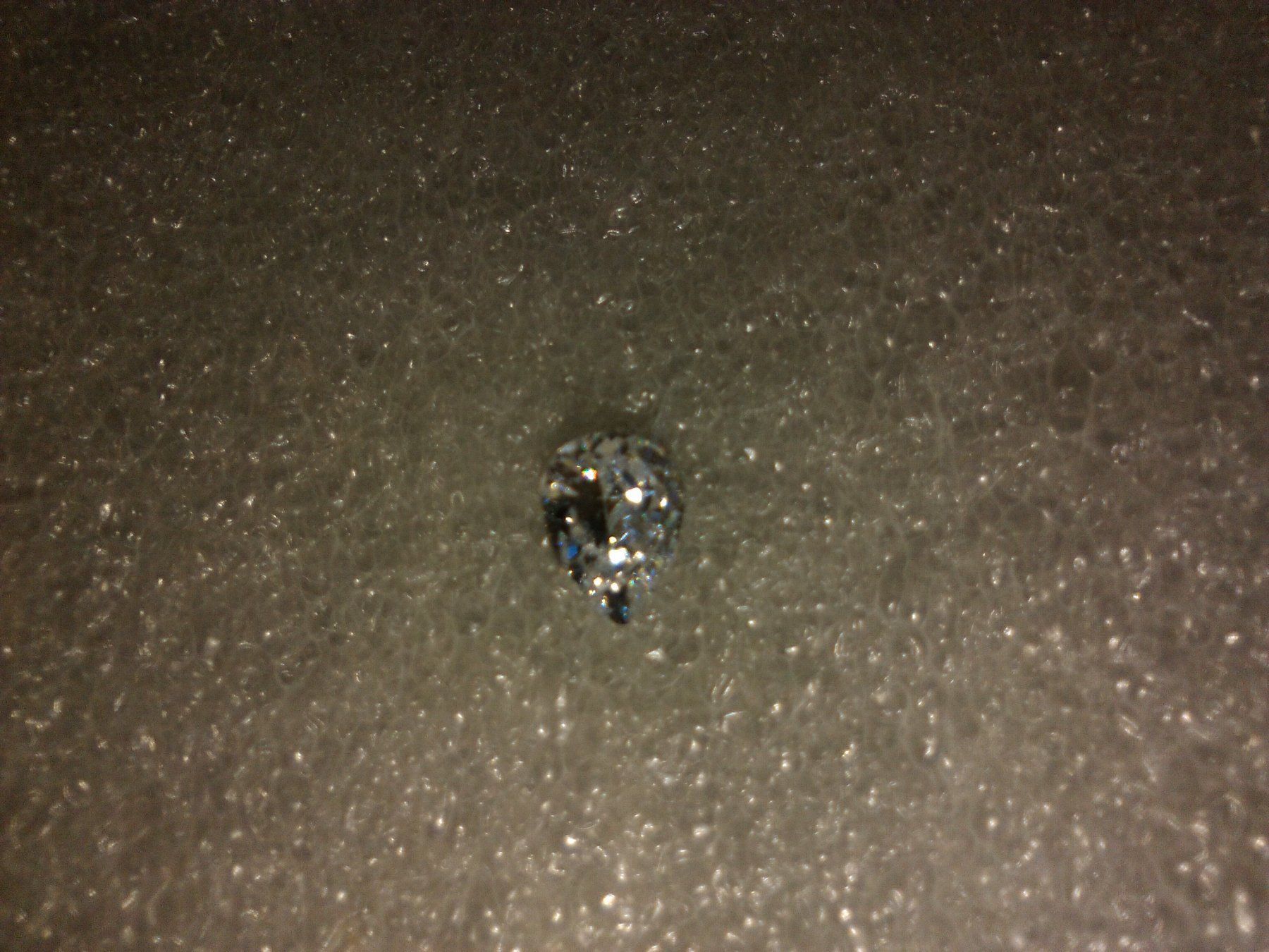 Edelsteine: zerkonia ,,tropfen,,,glanzig,,,weiss stein – Neu (gemäss Beschreibung) aus Basel von bijoutrie_4 1