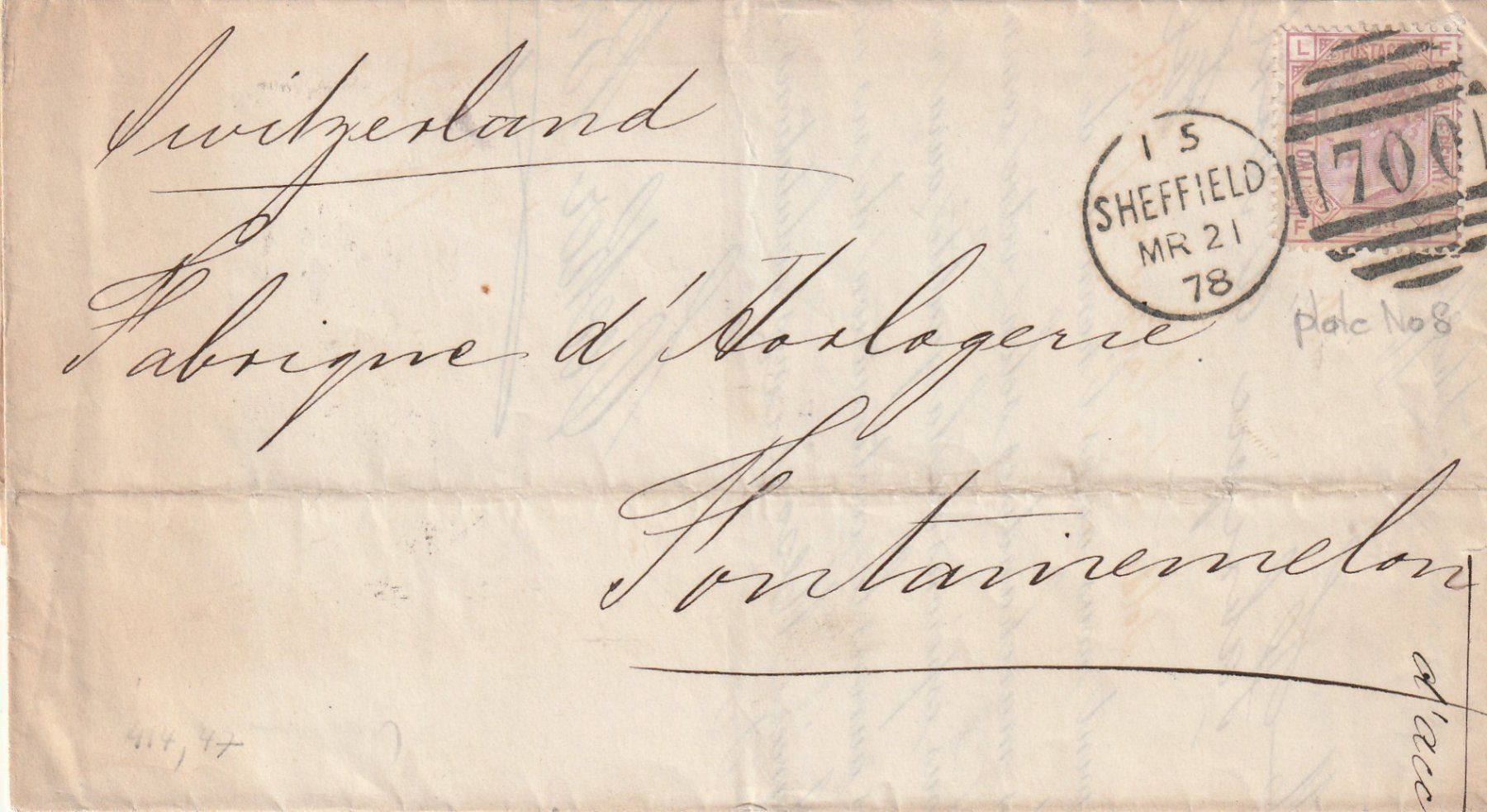Tous les timbres: England Mi. Nr. 47 auf Brief – D'occasion à Rorschacherberg par fratovi2