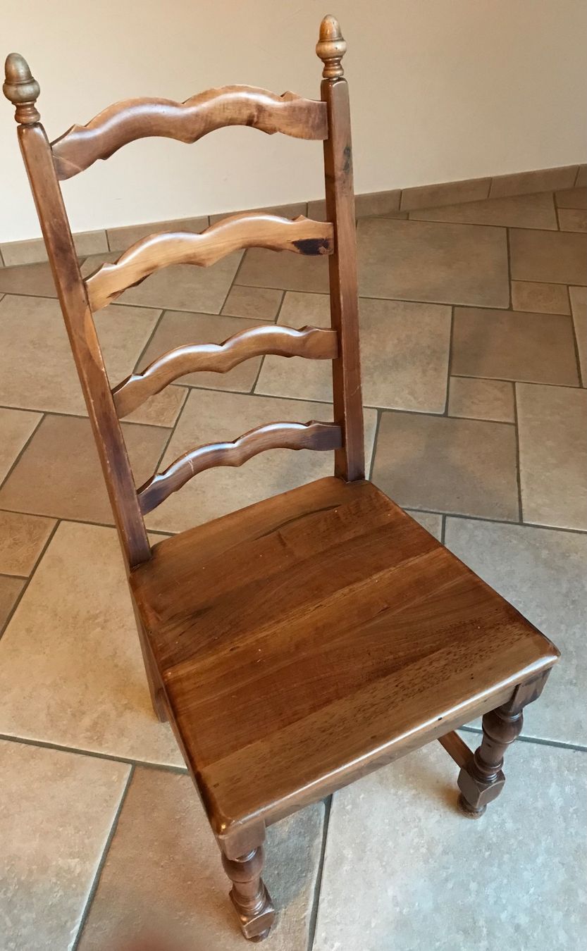 Tavoli: Table en bois massif avec 6 chaises – Usato da Grimisuat venduto da JBCOCCI 4