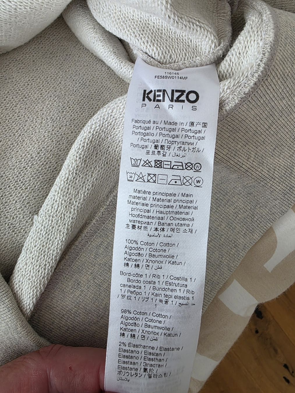 Kenzo Maglioni & Felpe: Kenzo Paris Kapuzenpullover, Top Zustand, Grösse L! – Usato da Oftringen venduto da JG__4 5