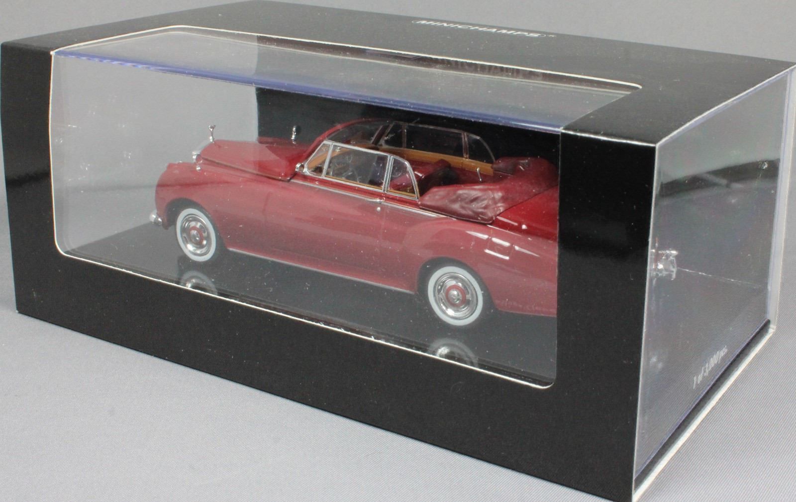 Rolls Royce Modellini d'auto: Rolls Royce Silver Cloud II Convertible 1959-1962 dunkelrot – Nuovo e nell'imballaggio originale da Gerlafingen venduto da espero88 7