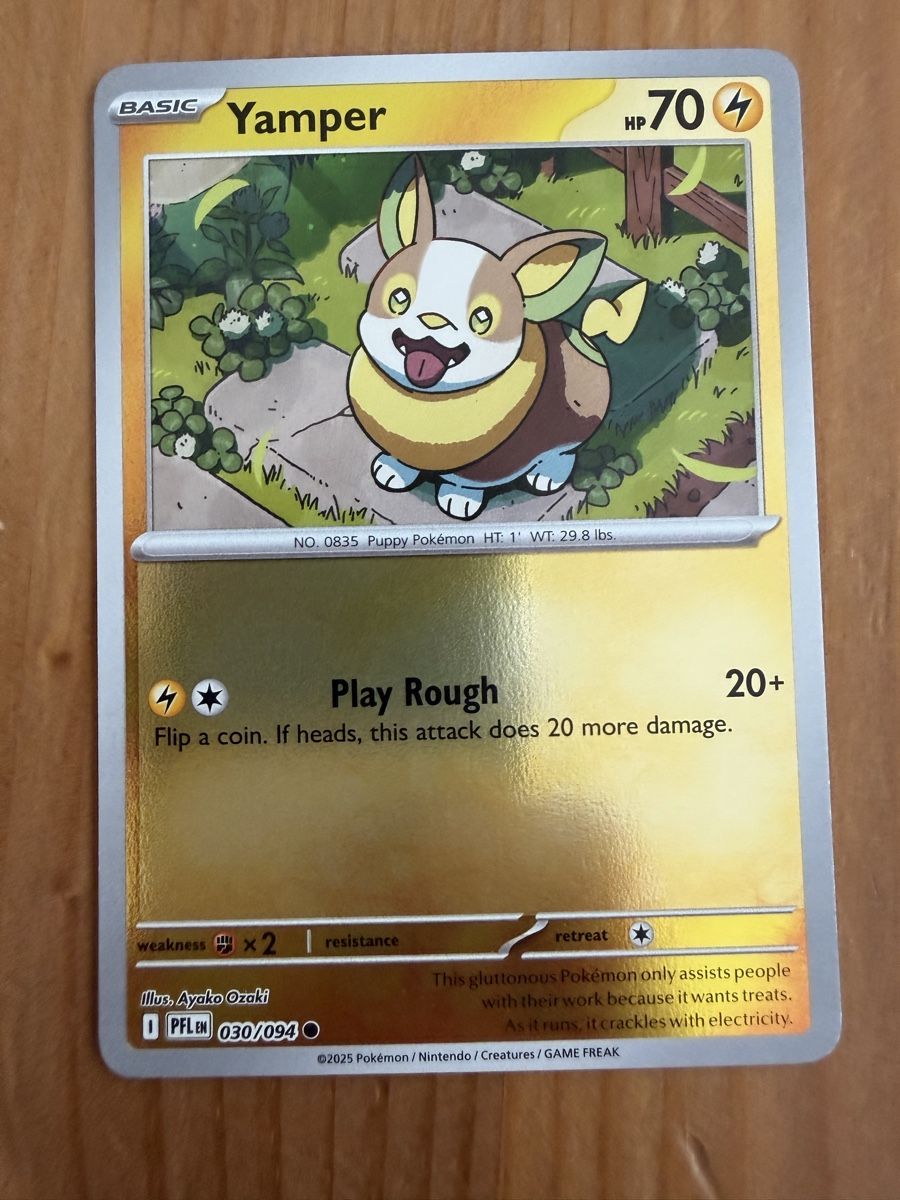 Pokémon Carte collezionabili: Yamper (PFL030) – Nuovo (secondo la descrizione) da Vevey venduto da Matx