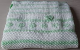 Babydecke mit Herzli