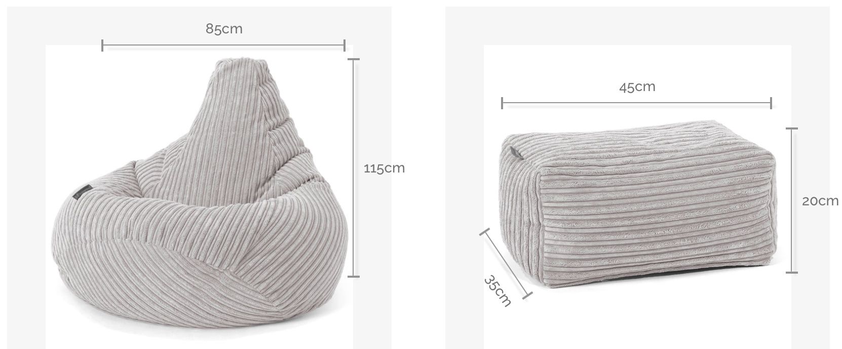 Fauteuils: Sitzsack mit Hocker – Neuf (Voir description) à Chur par Icarolina 1