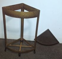 Vintage Messing-Eck-Ständer für Regenschirme, Goldfarben ☔️