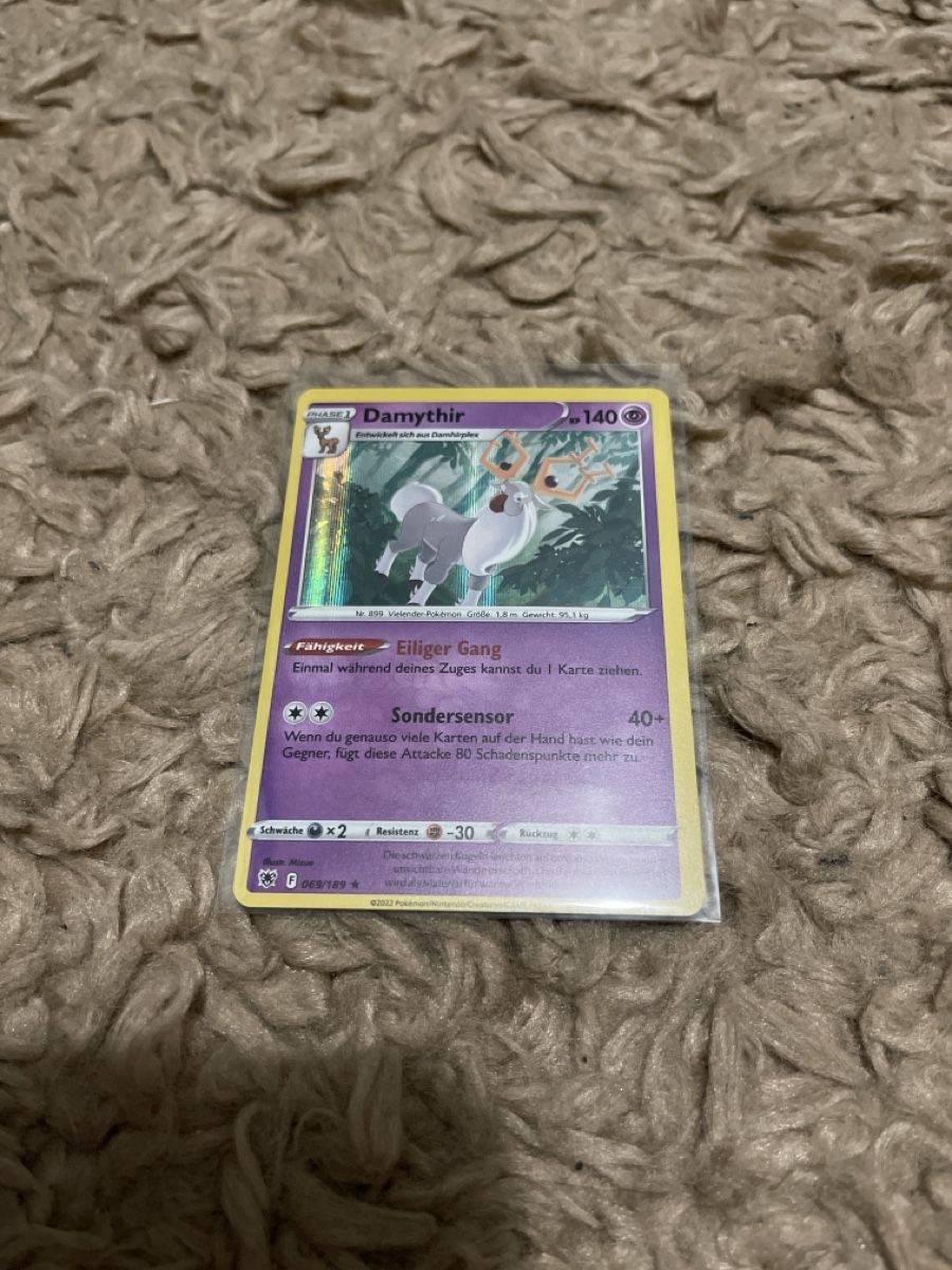 Pokémon Sammelbilder & Trading cards: Sammelkarte Damythir Holo – Neu (gemäss Beschreibung) aus Unterkulm von AnoliOccasion