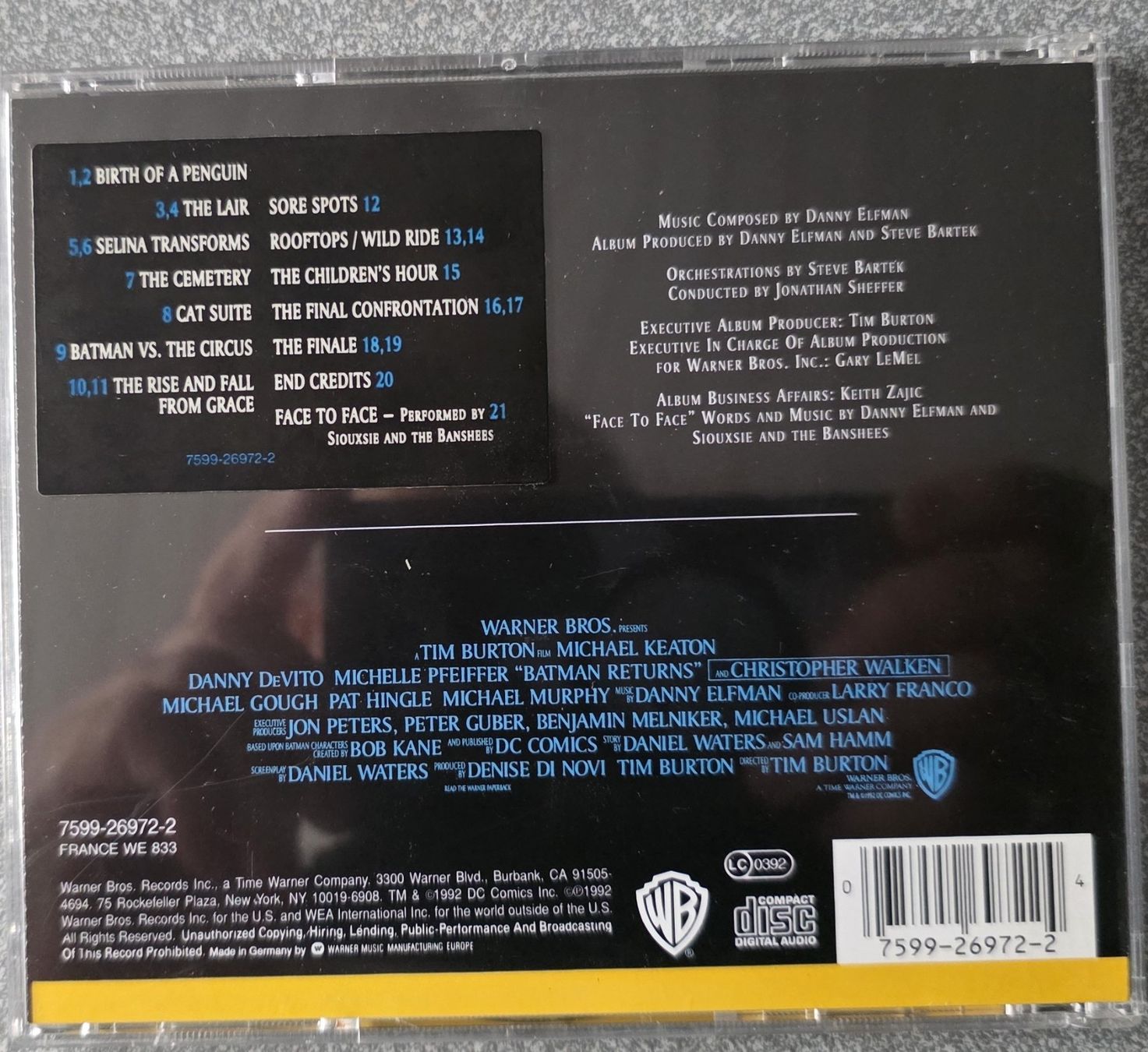 CD: Batman Returns  - Original Motion Picture Soundtrack CD – Usato da Oetwil am See venduto da fineli2 1