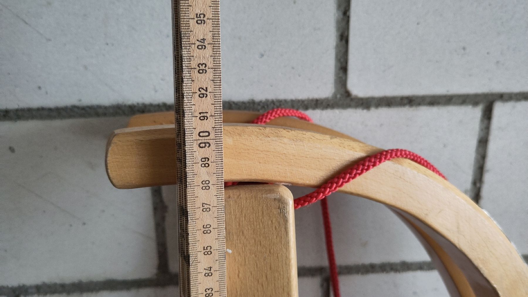 Schlitteln: Holzschlitten zusammenklappbar – Gebraucht aus Ebikon von Toetbaer 1